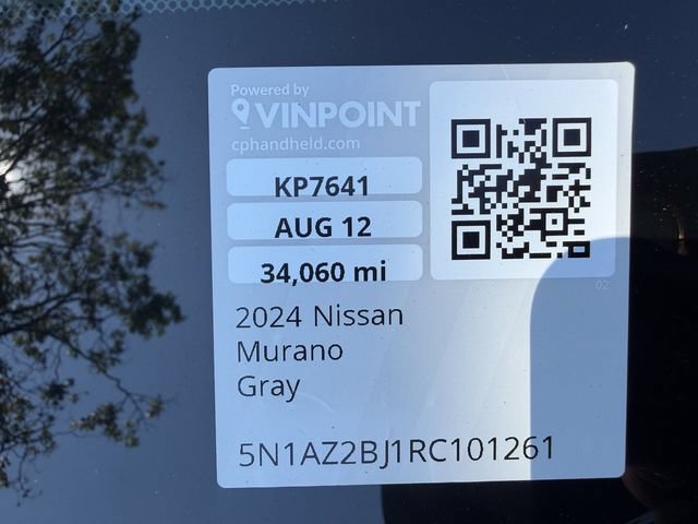 Used 2024 Nissan Murano SV w/ Cargo Package FWD image 39