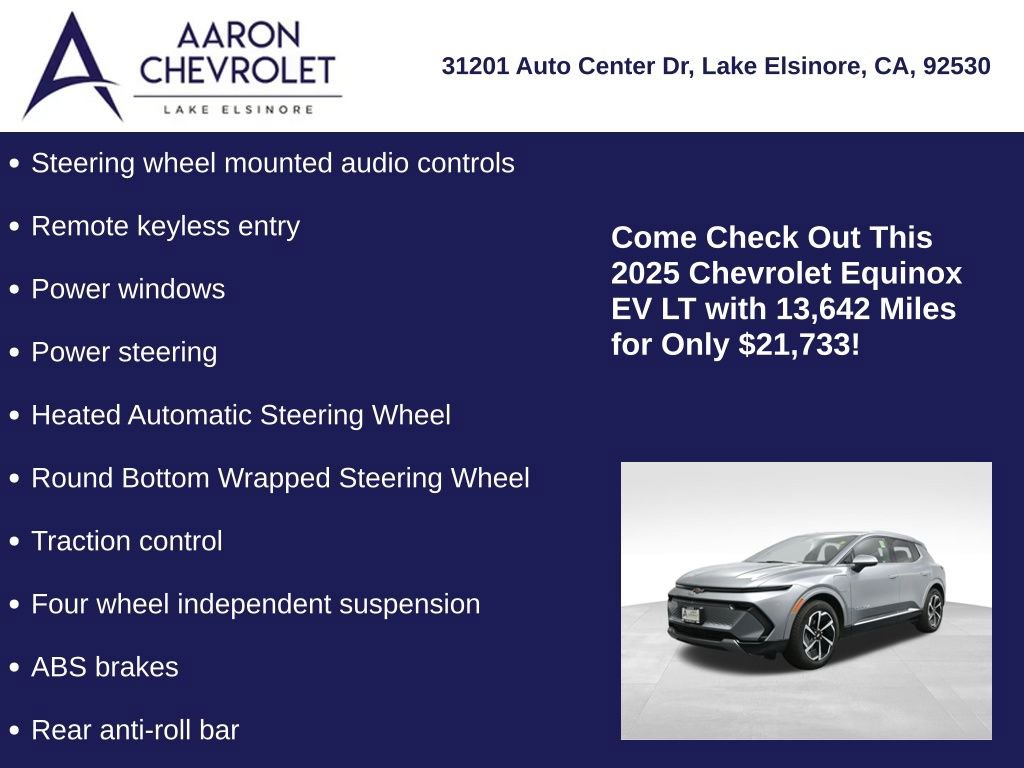 Used 2025 Chevrolet Equinox EV LT w/ Convenience Package image 25