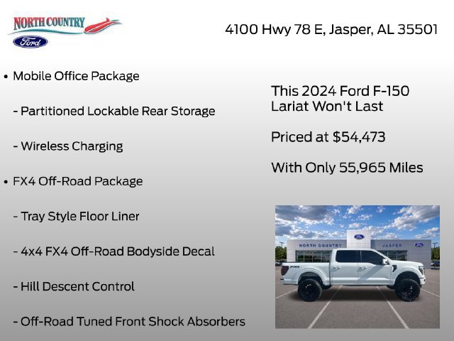 Used 2024 Ford F150 Lariat w/ Equipment Group 502A High AWD/4WD image 12