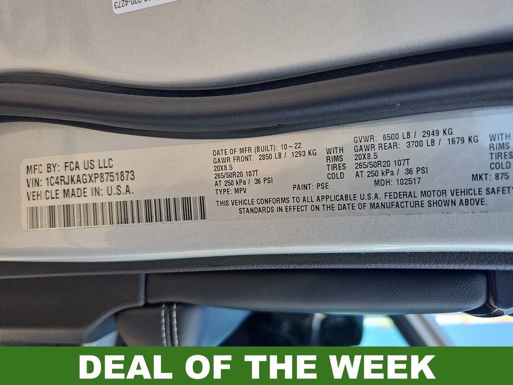 Used 2023 Jeep Grand Cherokee L Laredo image 42