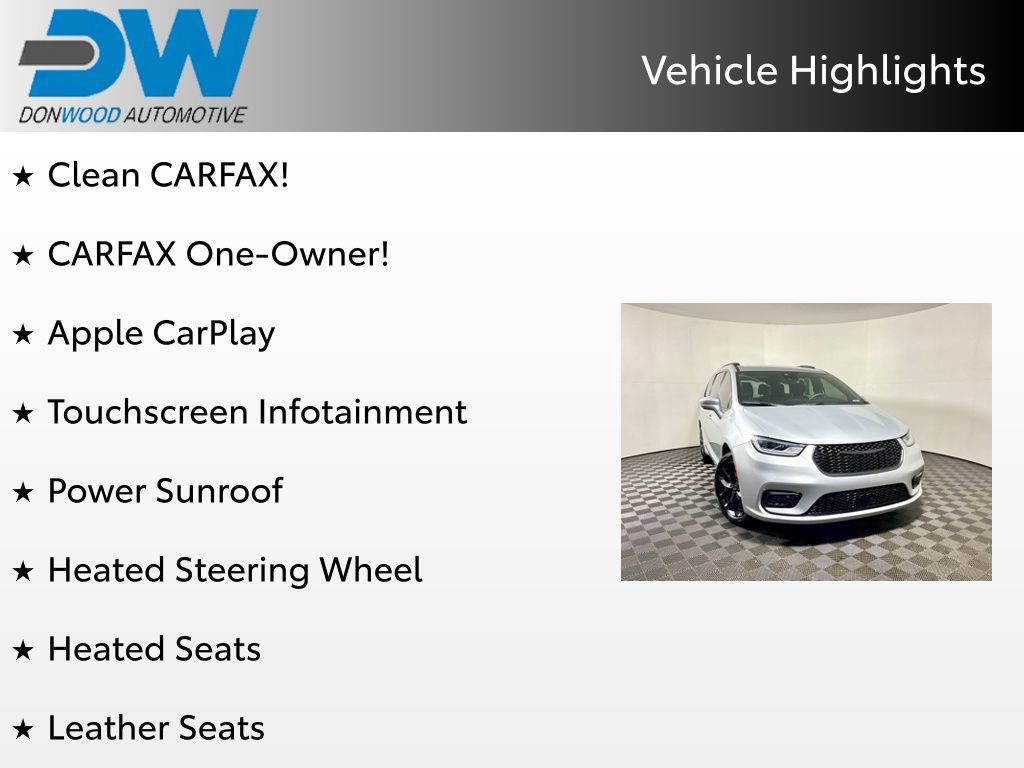 Used 2022 Chrysler Pacifica Touring-L w/ Uconnect Theater Family Group image 3