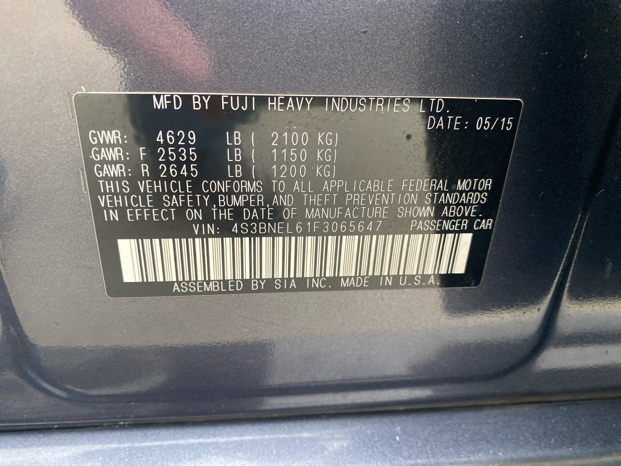 Used 2015 Subaru Legacy 3.6R Limited image 18