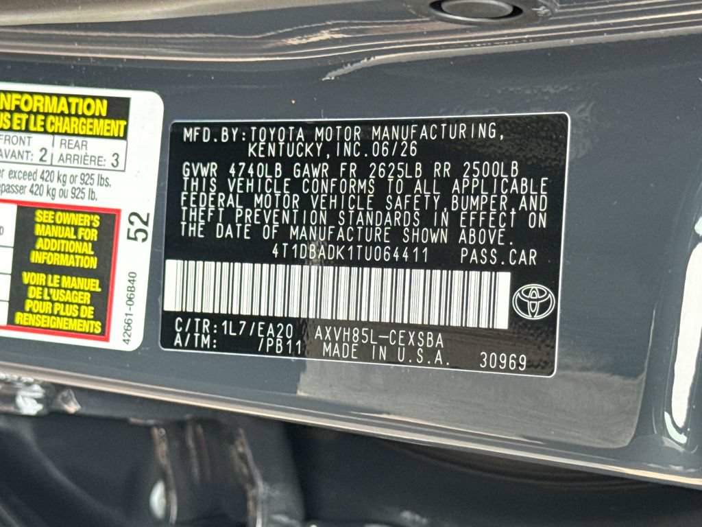 Used 2026 Toyota Camry SE w/ Convenience Package AWD/4WD image 47