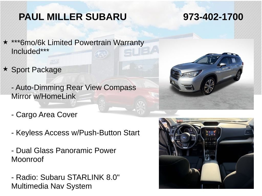 Used 2020 Subaru Ascent Premium w/ Sport Package image 8