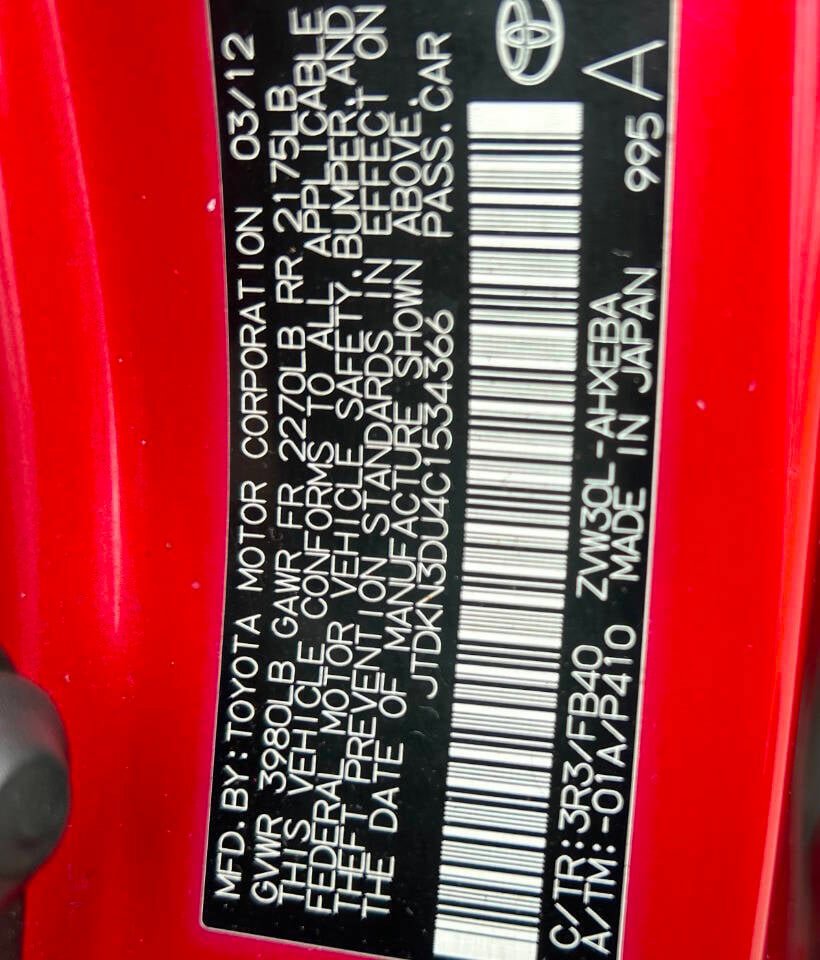 Used 2012 Toyota Prius Three FWD image 18