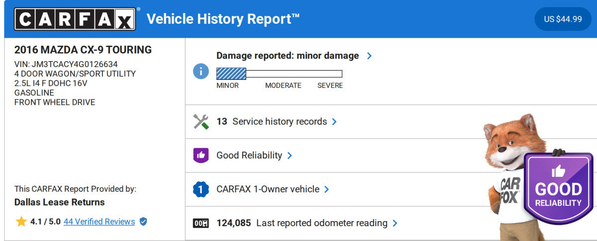 Used 2016 MAZDA CX-9 Touring image 14