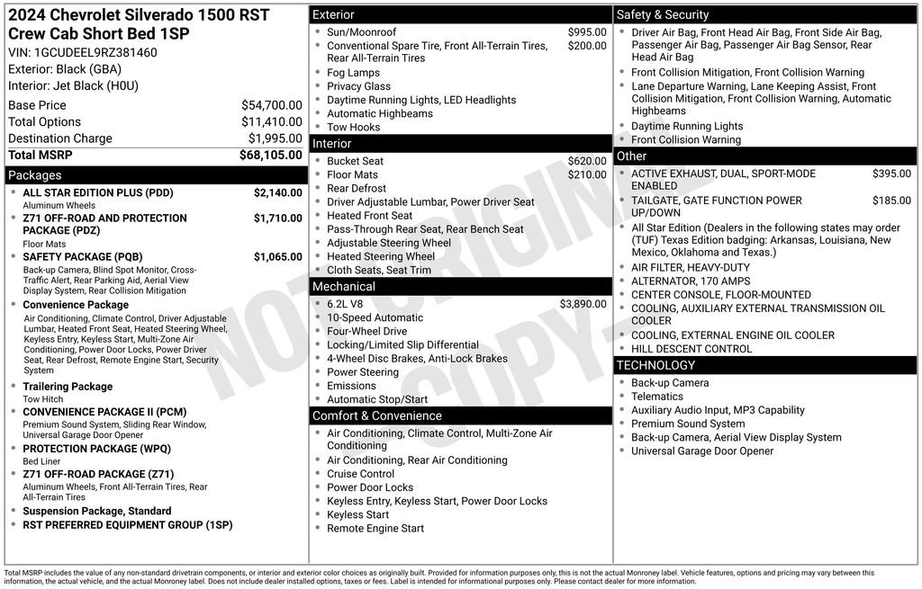 Used 2024 Chevrolet Silverado 1500 RST w/ All Star Edition Plus AWD/4WD image 2