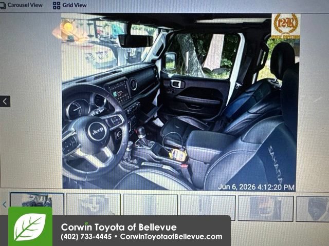 Used 2023 Jeep Wrangler Unlimited Sahara w/ Cold Weather Group AWD/4WD image 12
