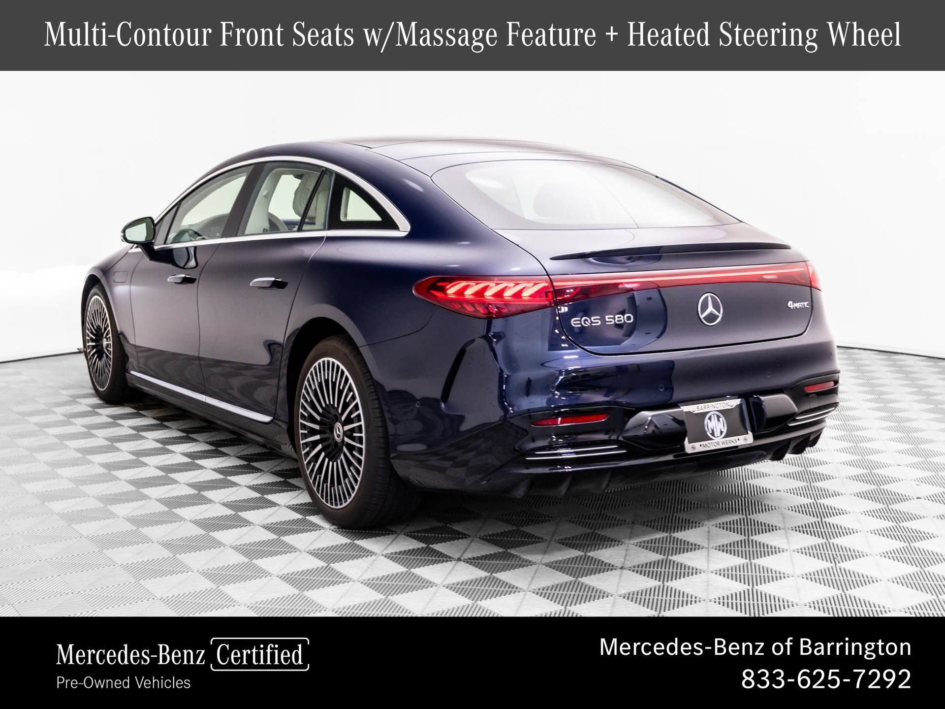 Certified 2023 Mercedes-Benz EQS 580 4MATIC Sedan video 3