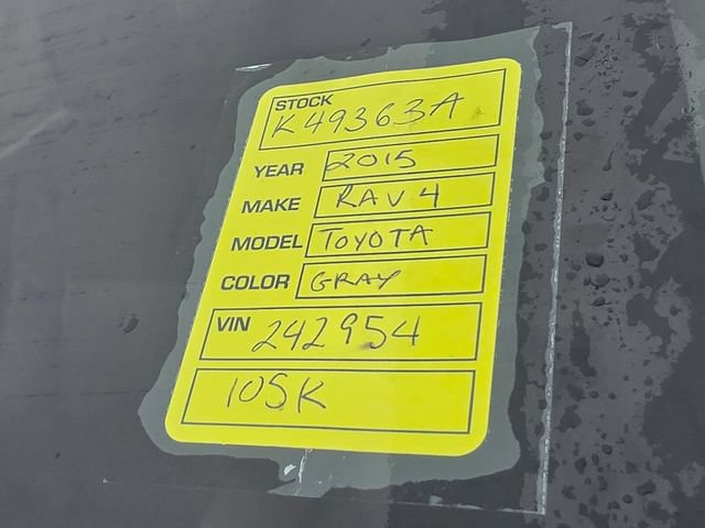 Used 2015 Toyota RAV4 XLE AWD/4WD image 14