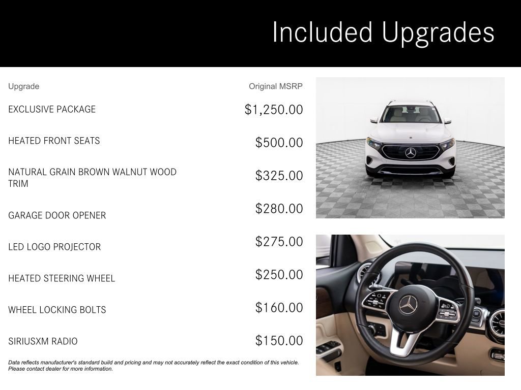 Used 2023 Mercedes-Benz EQB 300 4MATIC w/ Exclusive Package image 4