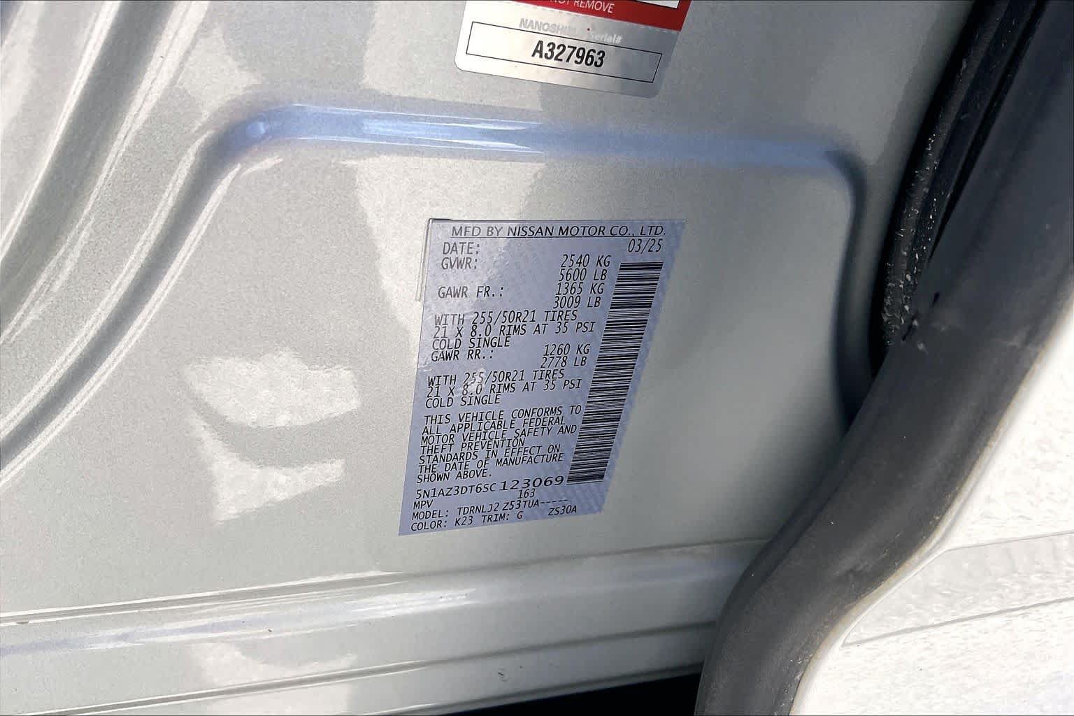 Used 2025 Nissan Murano Platinum w/ Cargo Package AWD/4WD image 35