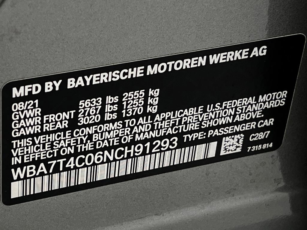 Certified 2022 BMW 740i xDrive w/ M Sport Package image 23