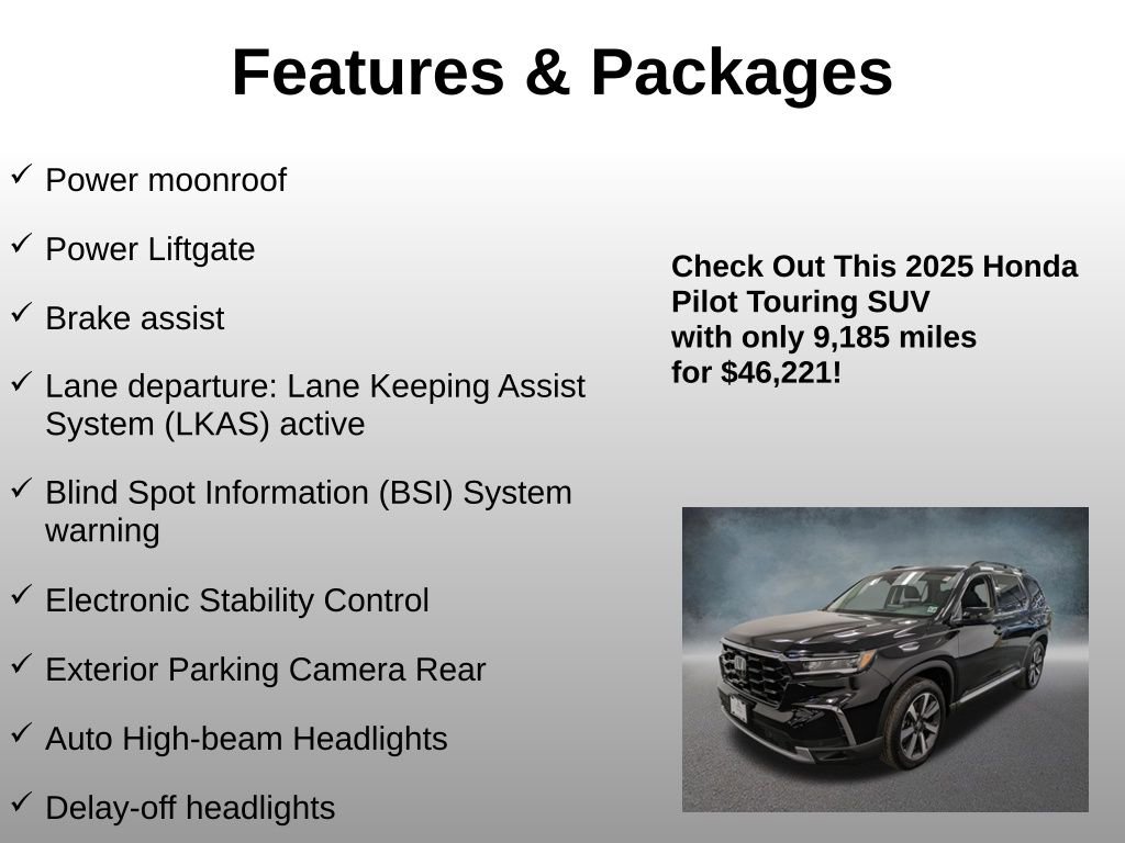 Certified 2025 Honda Pilot Touring image 20