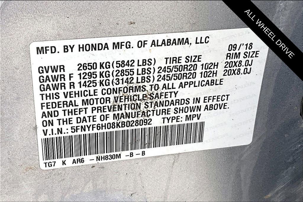 Used 2019 Honda Pilot Elite image 18