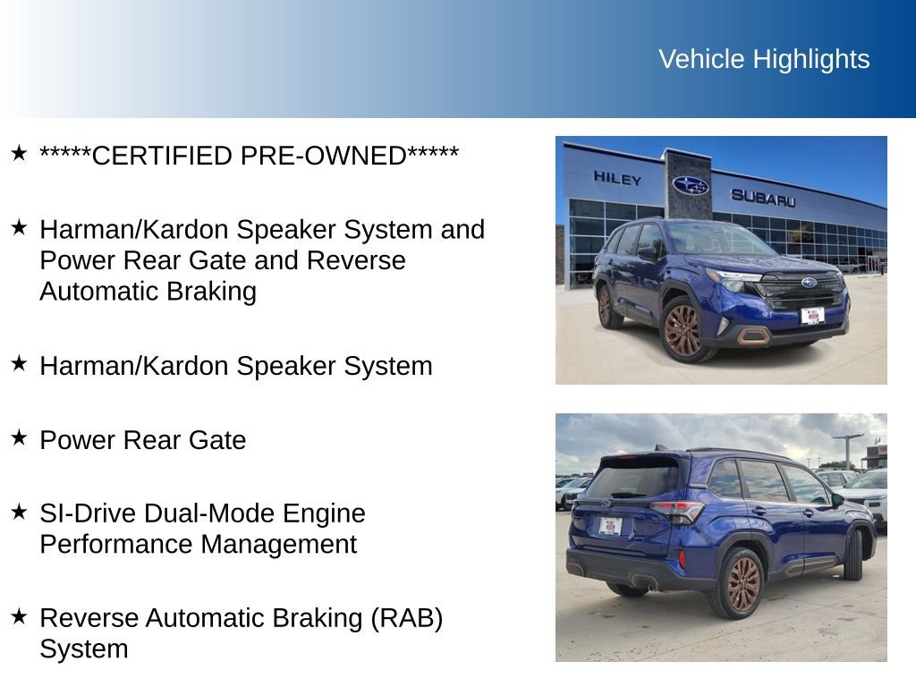 Certified 2026 Subaru Forester Sport AWD/4WD image 5