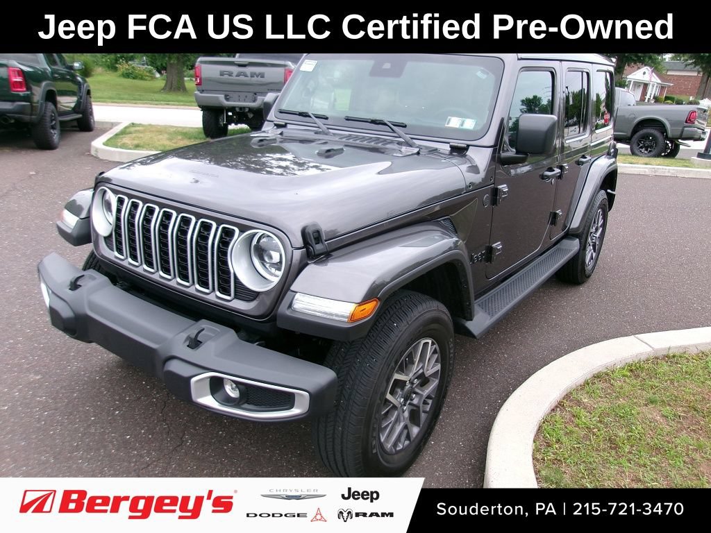 Certified 2025 Jeep Wrangler Unlimited Sahara w/ Safety Group