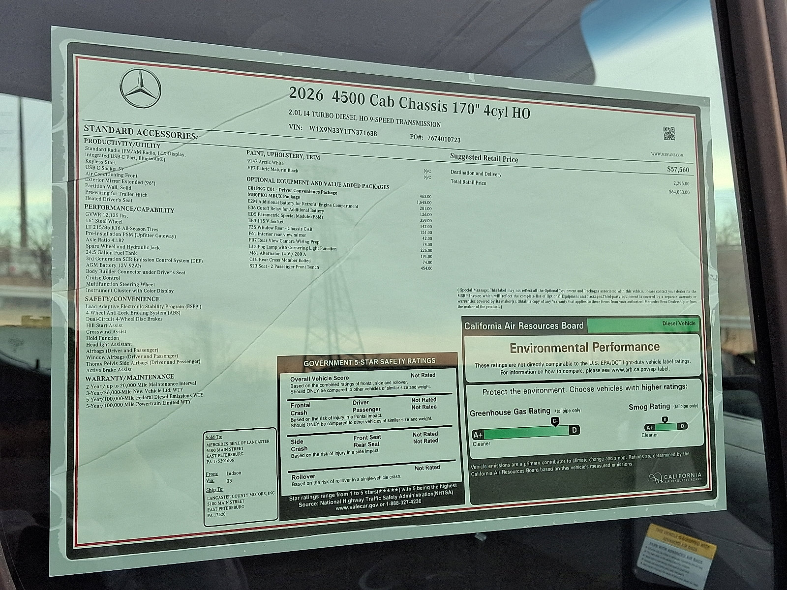 New 2026 Mercedes-Benz Sprinter 4500 image 22