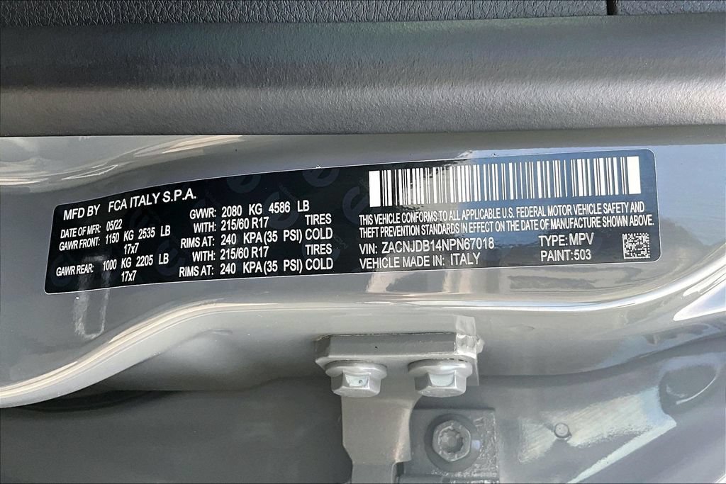 Used 2022 Jeep Renegade Latitude AWD/4WD image 21
