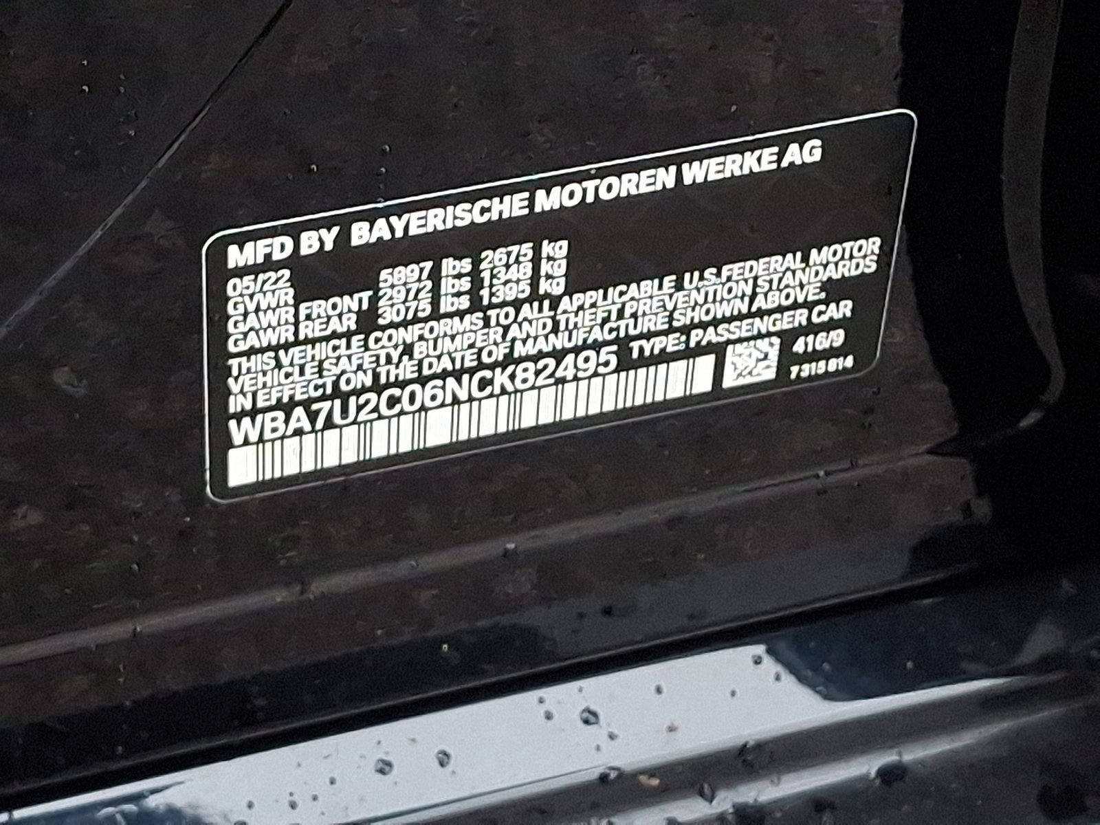 Used 2022 BMW 750i xDrive w/ M Sport Package image 33