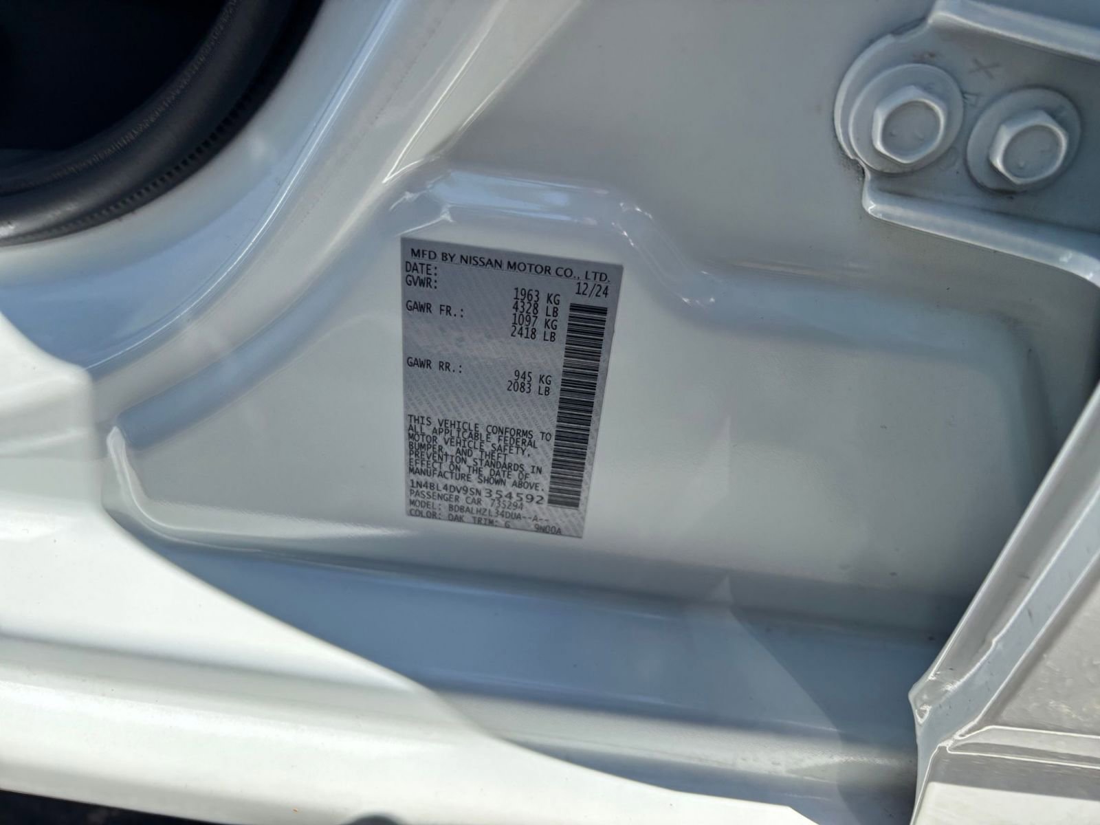Used 2025 Nissan Altima 2.5 SV FWD image 29