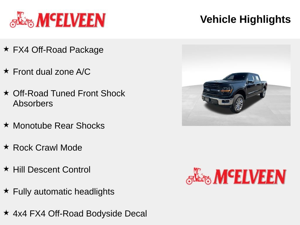 Used 2024 Ford F150 XLT w/ Equipment Group 302A MID AWD/4WD image 6