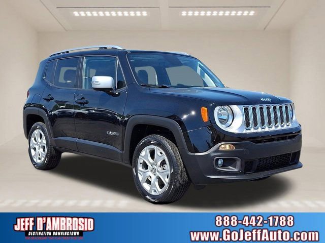 Certified 2018 Jeep Renegade Limited w/ UConnect 8.4 Nav Group