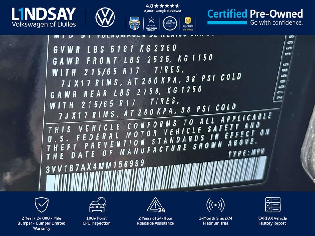 Used 2021 Volkswagen Tiguan S image 26