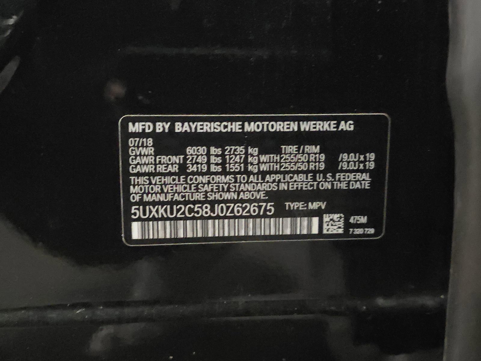 Used 2018 BMW X6 xDrive35i w/ M Sport Package image 17