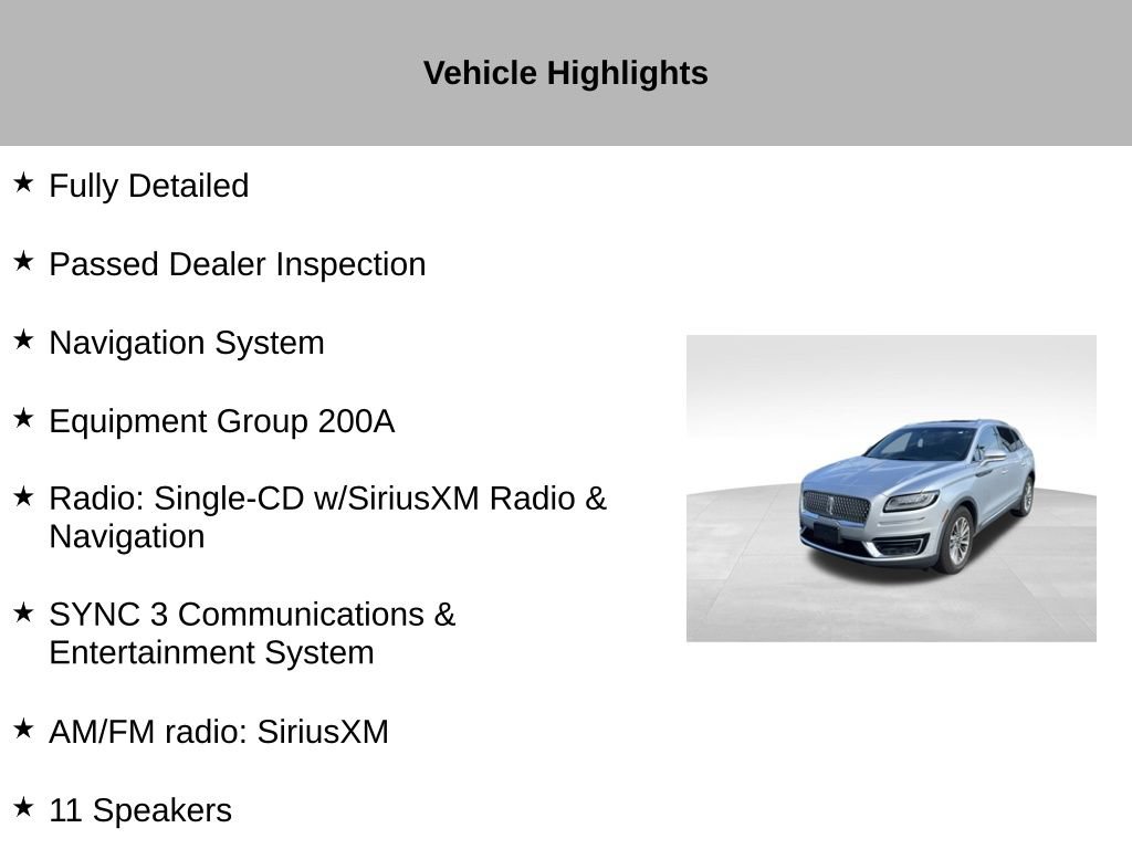 Used 2019 Lincoln Nautilus Select AWD/4WD image 13
