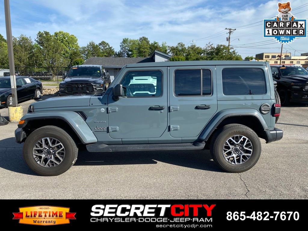 Used 2024 Jeep Wrangler Unlimited Sahara w/ Safety Group AWD/4WD image 8