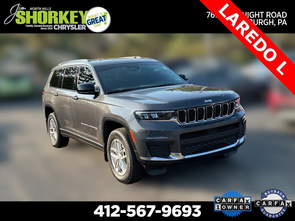 Certified 2024 Jeep Grand Cherokee L Laredo w/ Luxury Tech Group I