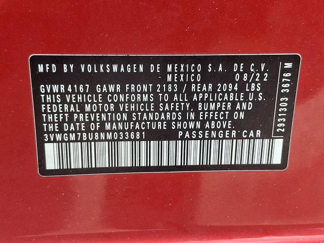 Used 2022 Volkswagen Jetta SEL FWD image 27