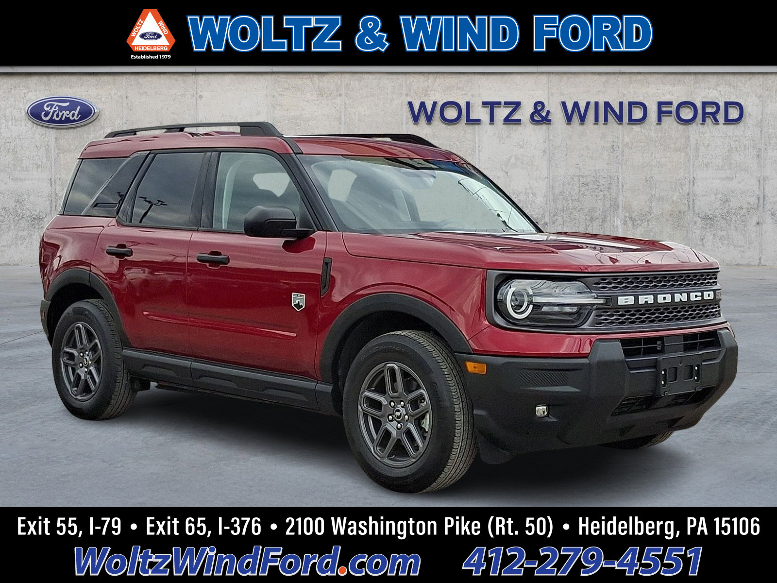 Certified 2025 Ford Bronco Sport Big Bend w/ Convenience Package AWD/4WD image 1