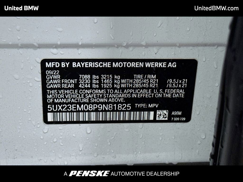 Certified 2023 BMW X7 xDrive40i w/ Premium Package image 15