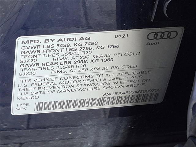 Used 2021 Audi Q5 2.0T Premium Plus AWD/4WD image 23