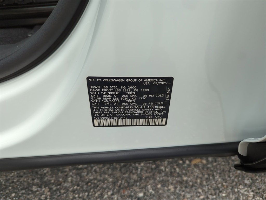 New 2026 Volkswagen Atlas SE image 43