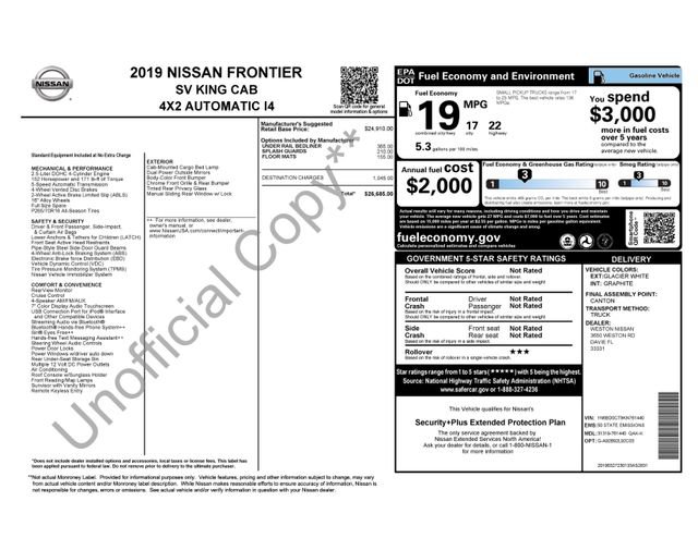 Used 2019 Nissan Frontier SV image 20