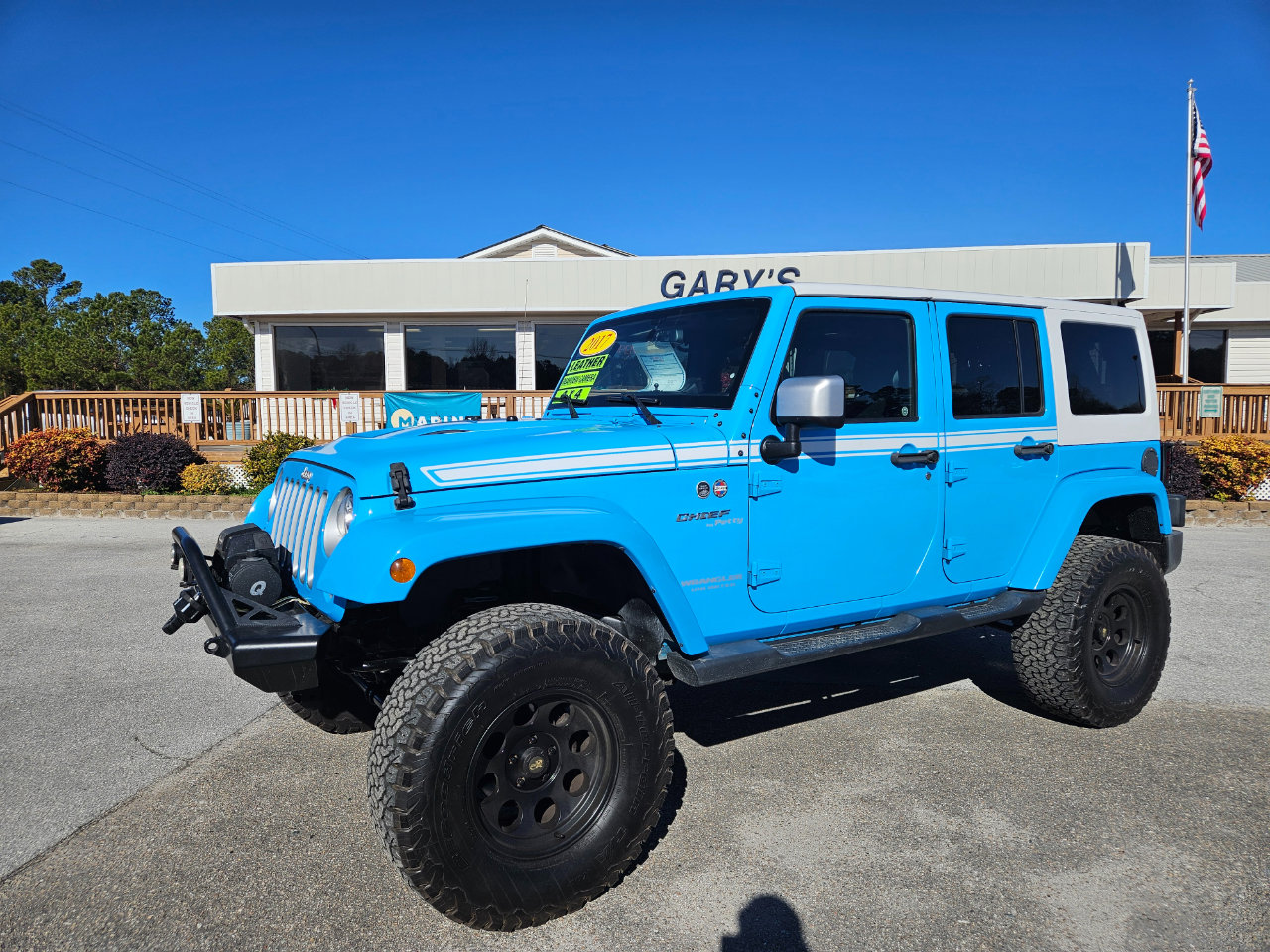 Used 2017 Jeep Wrangler Unlimited Sahara w/ Quick Order Package 23E Chief image 2