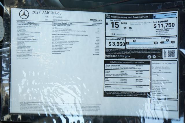 New 2027 Mercedes-Benz G 63 AMG 4MATIC image 39