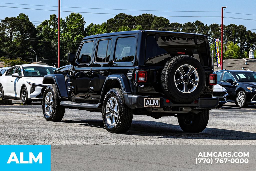 Used 2023 Jeep Wrangler Unlimited Sahara w/ Cold Weather Group AWD/4WD image 7