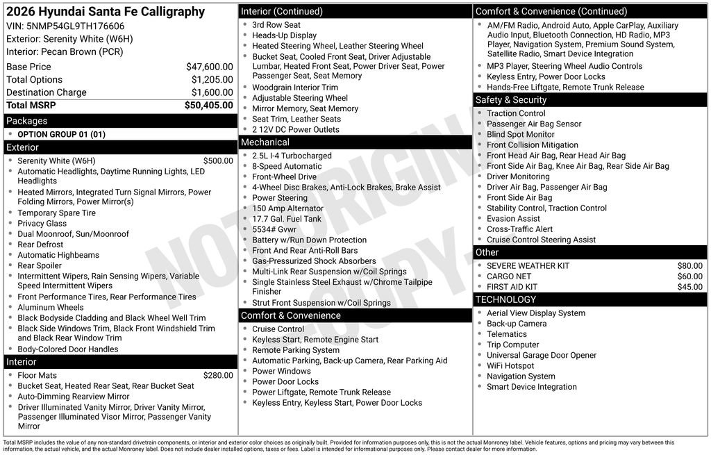 New 2026 Hyundai Santa Fe Calligraphy image 6