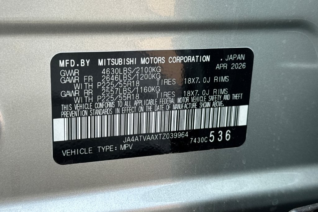 New 2026 Mitsubishi Eclipse Cross LE AWD/4WD image 30
