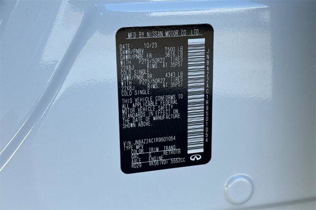 Certified 2024 INFINITI QX80 Premium Select w/ Cargo Package image 29