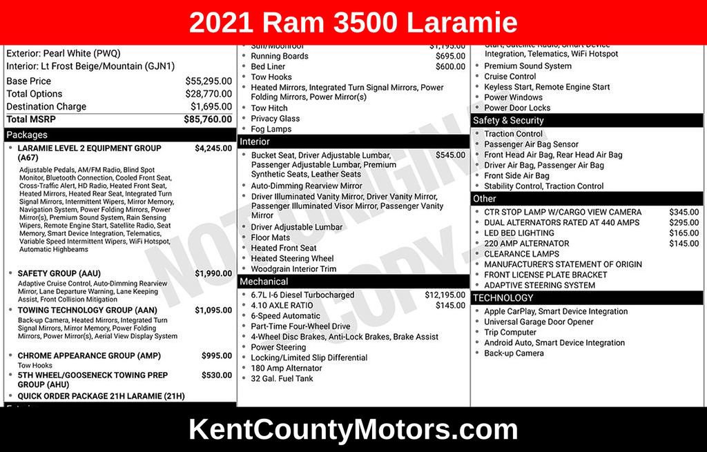 Used 2021 RAM 3500 Laramie