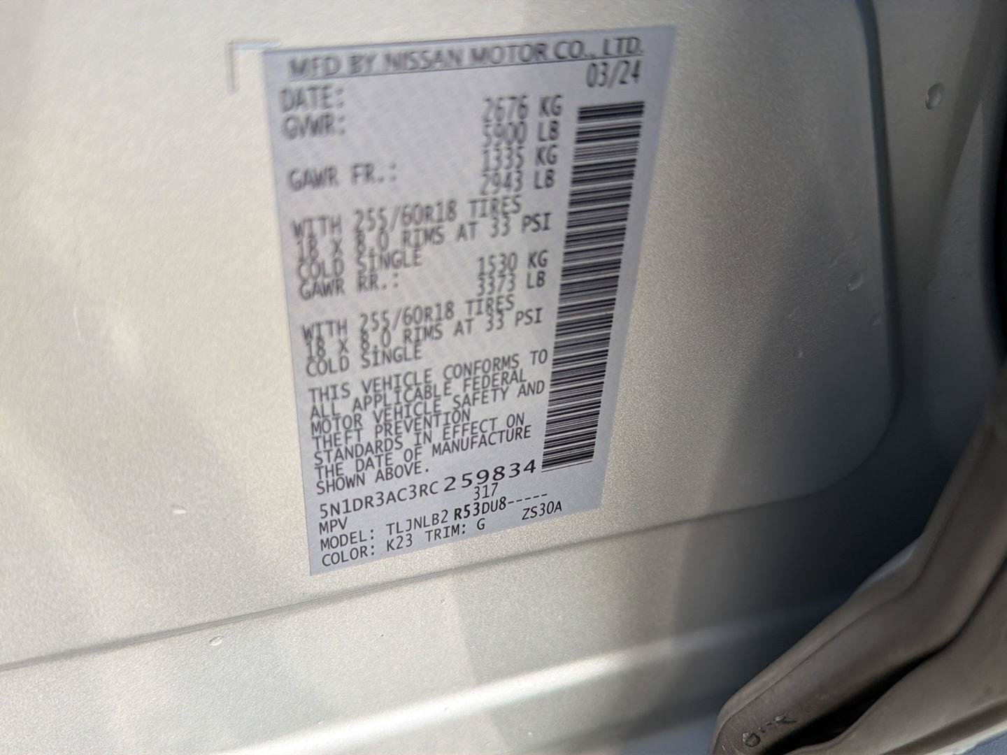 Used 2024 Nissan Pathfinder S AWD/4WD image 40