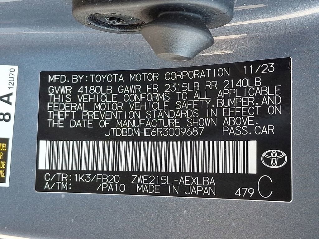 Used 2024 Toyota Corolla LE AWD/4WD image 26