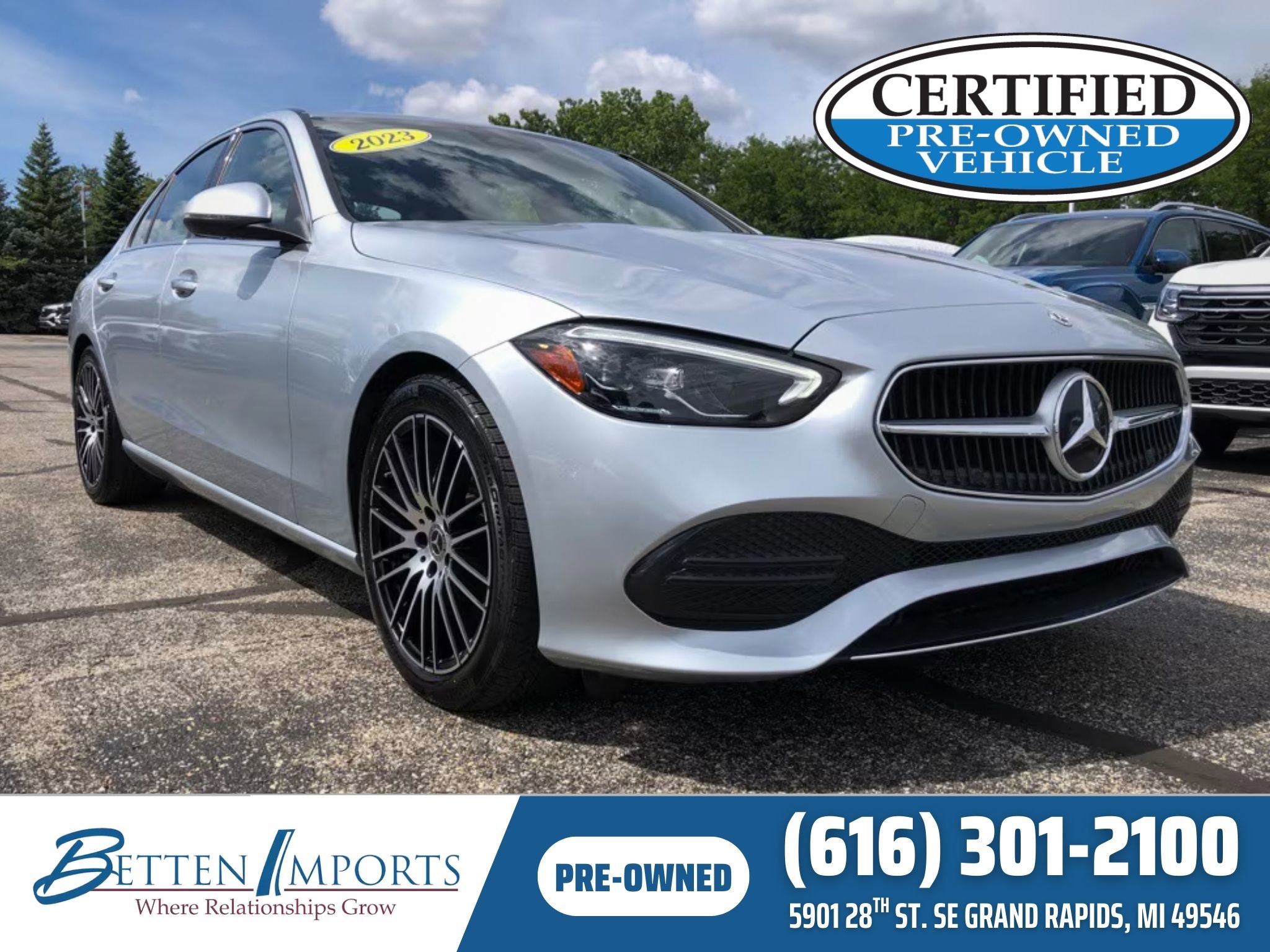 Certified 2023 Mercedes-Benz C 300 4MATIC Sedan