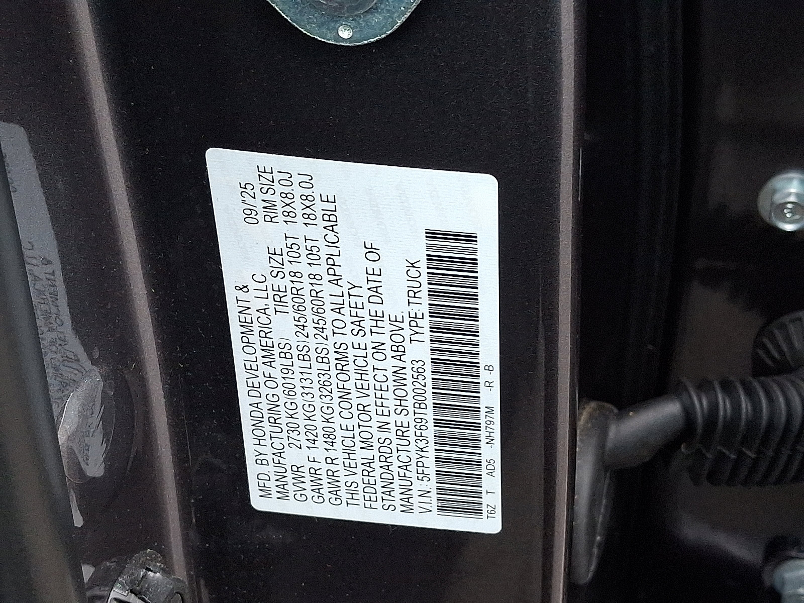 Certified 2026 Honda Ridgeline TrailSport image 4