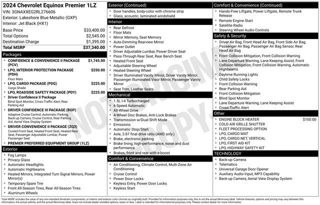 Used 2024 Chevrolet Equinox Premier AWD/4WD image 5